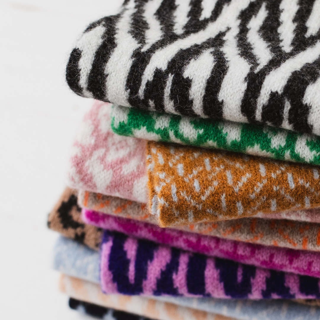 Zebra snood / cowl - monochrome (Pre-order)