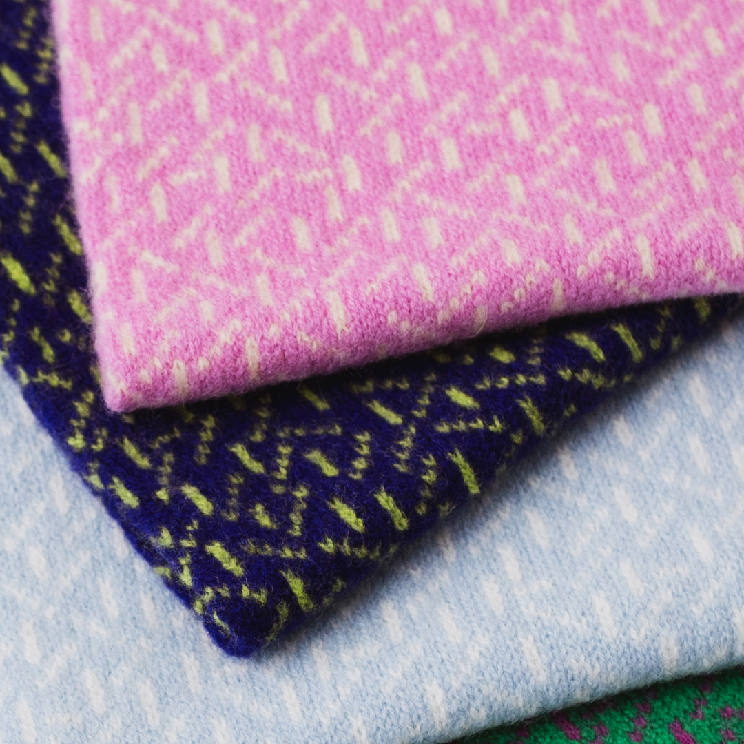 Scatter snood / cowl - nightfall and lime (Pre-order)