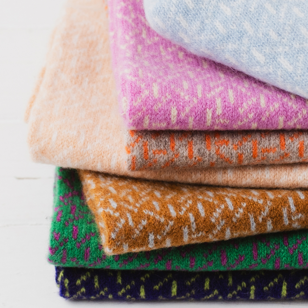Scatter snood / cowl - nightfall and lime (Pre-order)