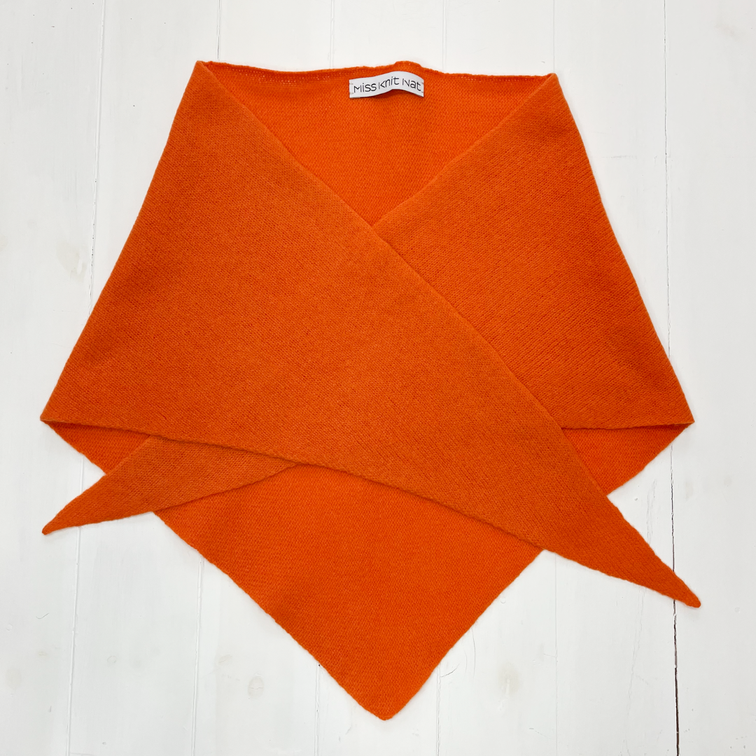 Triangle scarf - orange soda