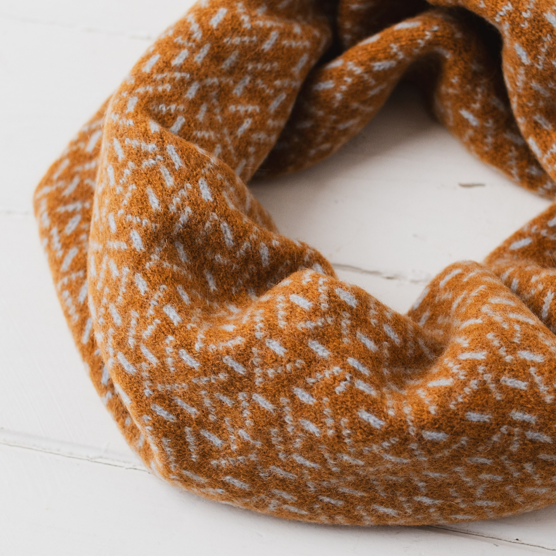 Scatter snood / cowl - sedona and angelite (Pre-order)