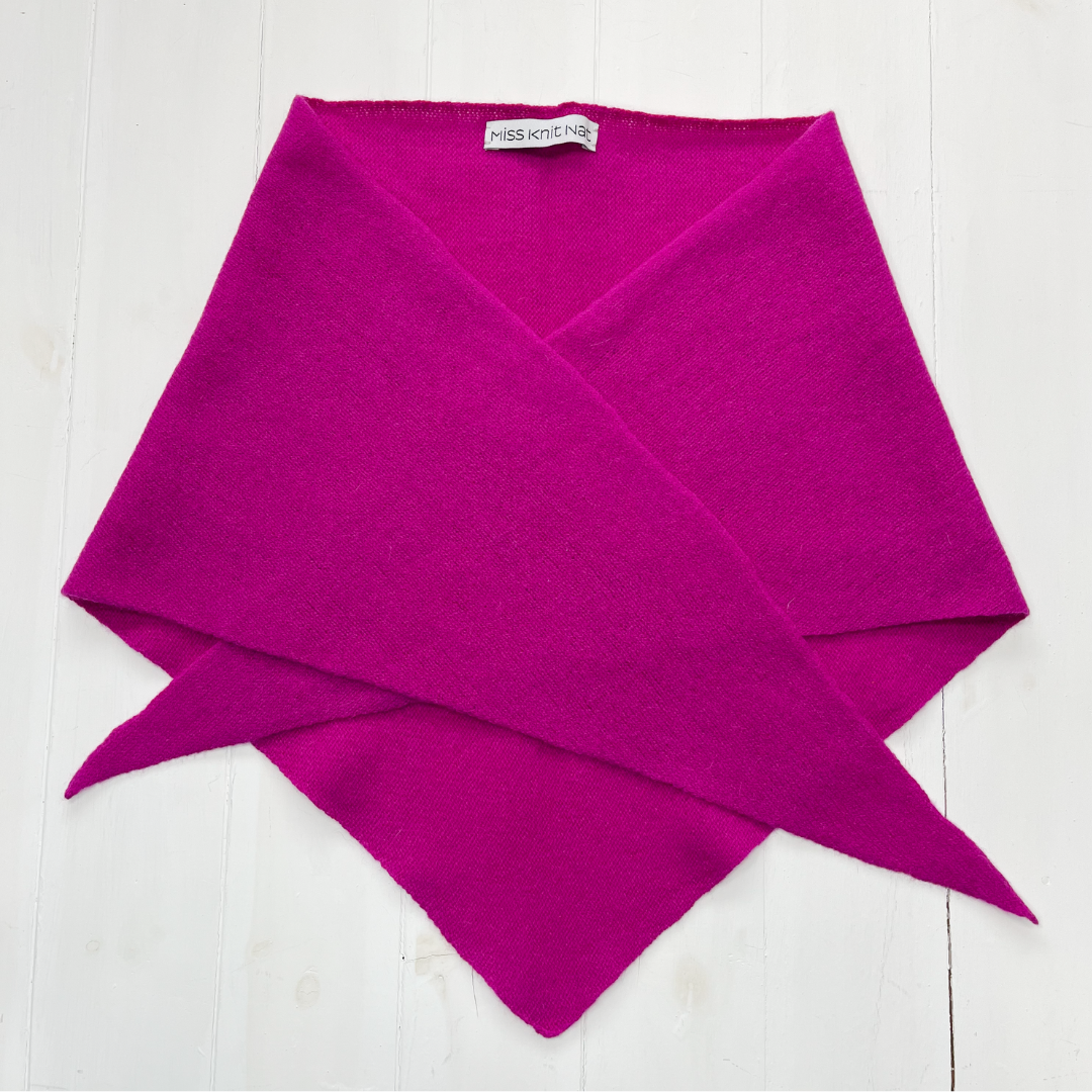 Triangle scarf - honesty pink PRE-ORDER