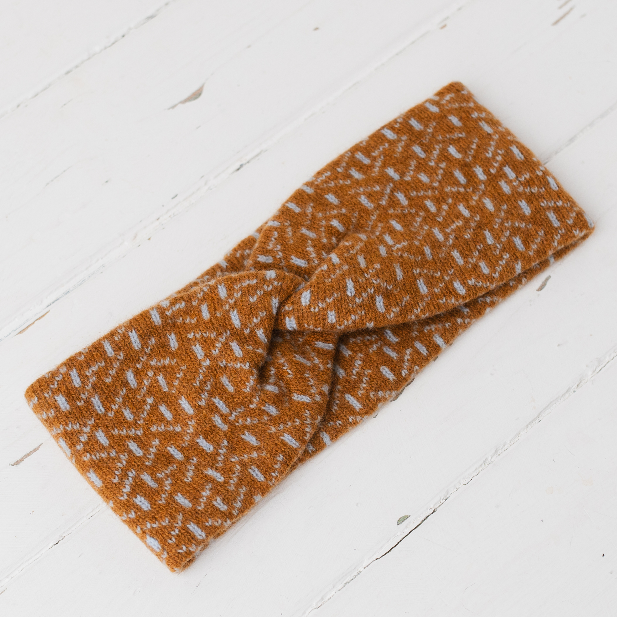 Scatter twist headband - sedona and angelite (PRE-ORDER)