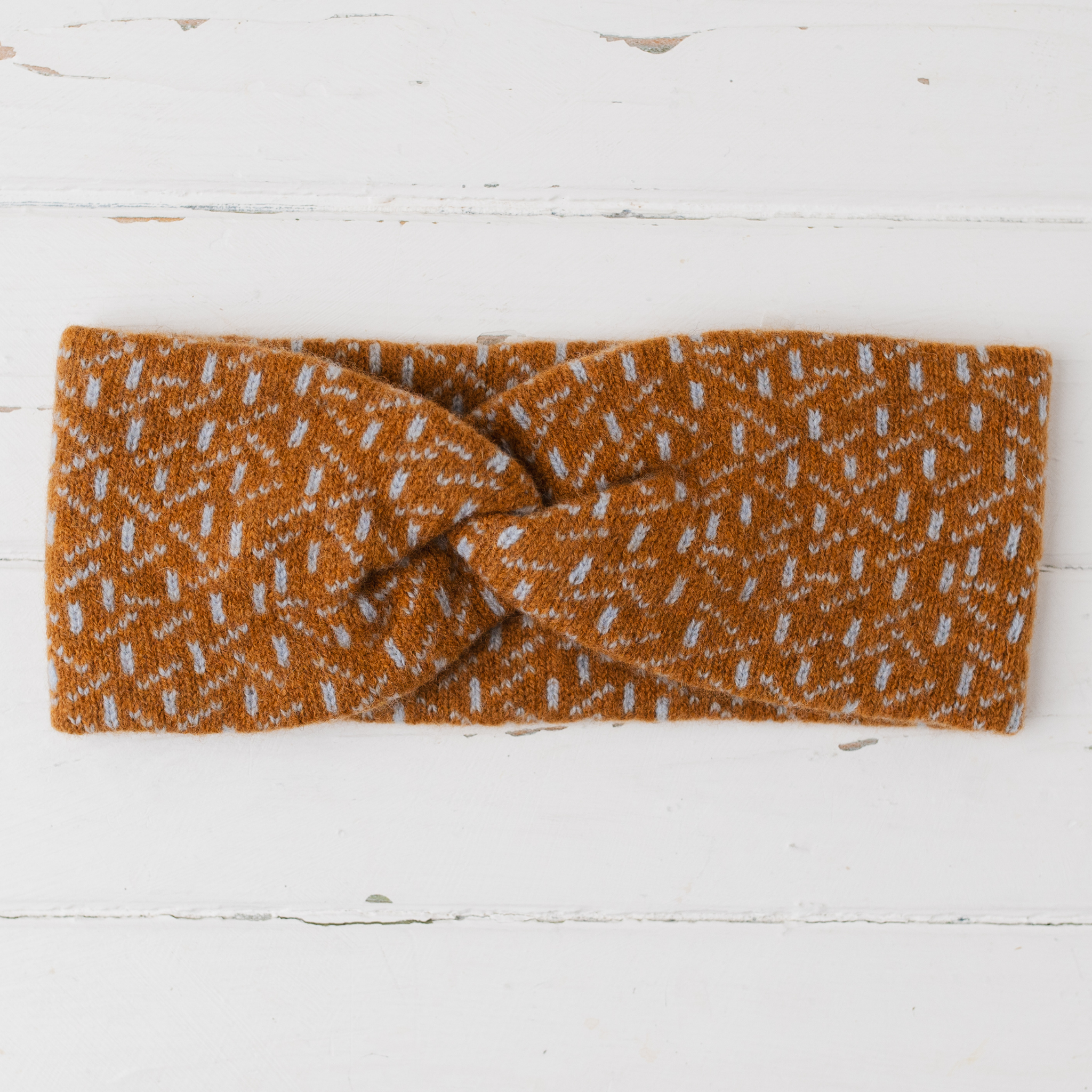 Scatter twist headband - sedona and angelite (PRE-ORDER)