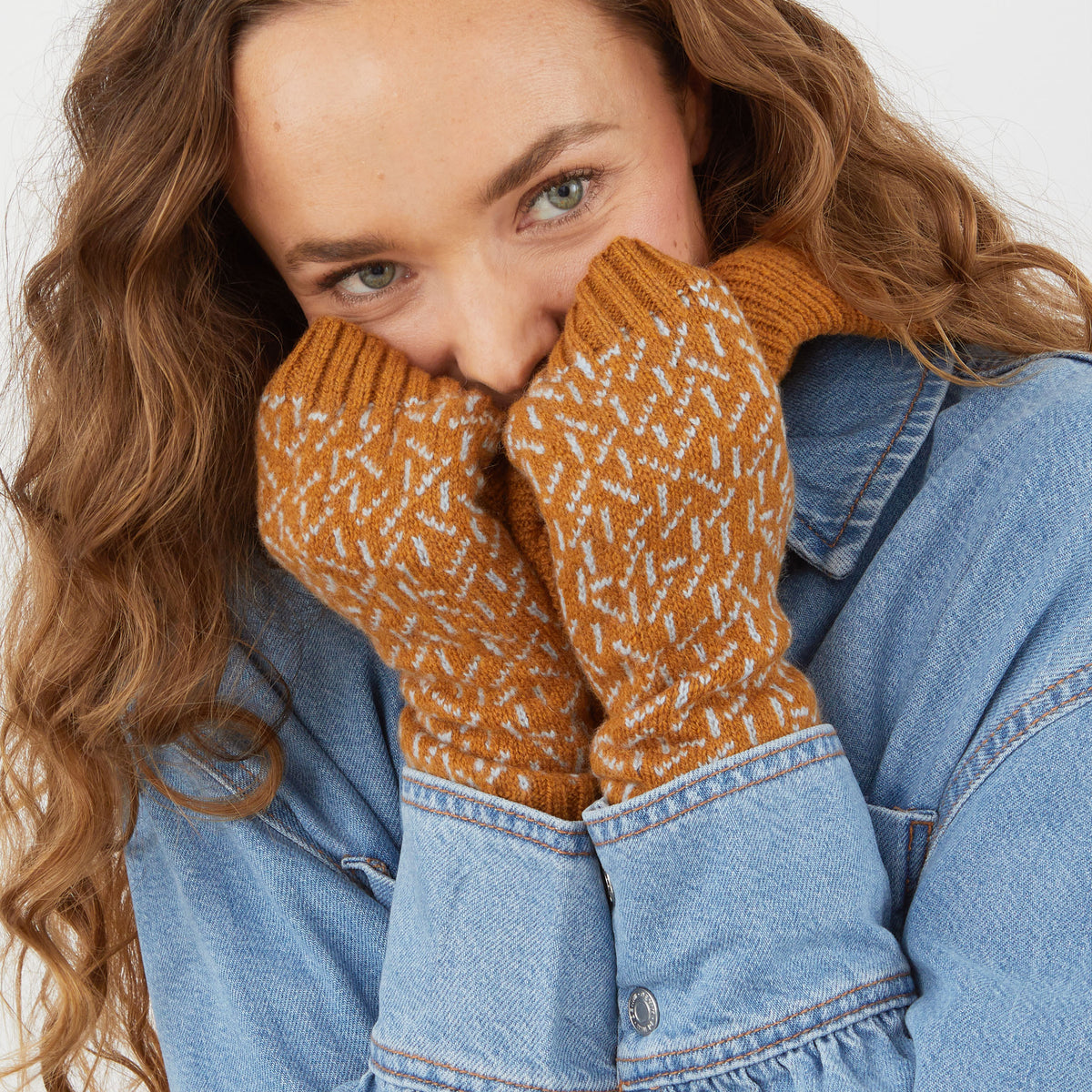 Lambswool neckerchief - sedona