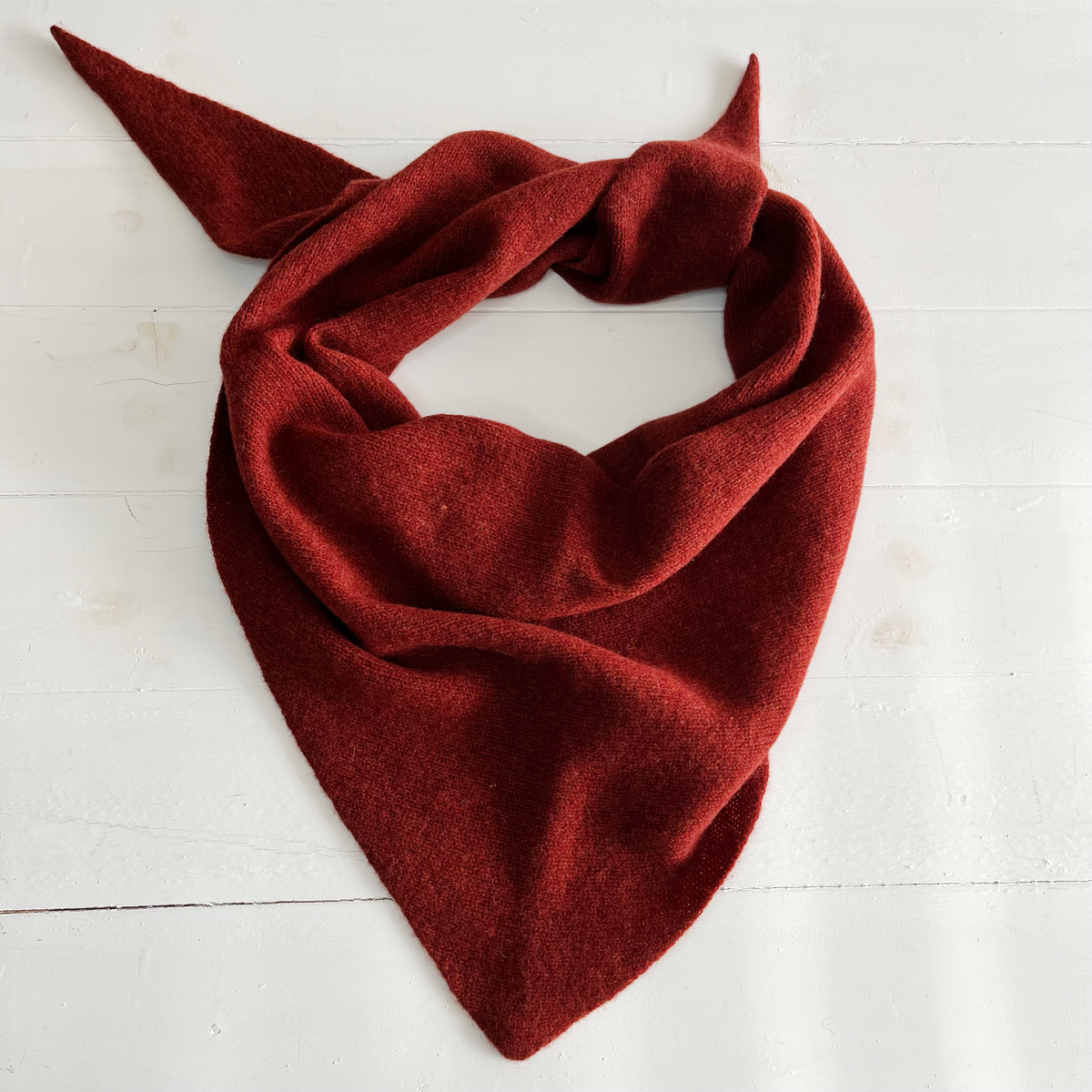 SAMPLE Triangle scarf - sienna