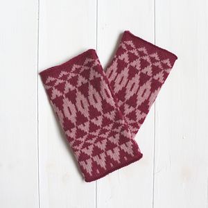 Mirror wristwarmers - rose (MADE TO ORDER)