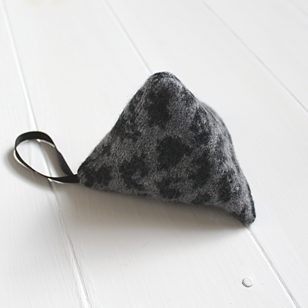 Leopard lavender bag - grey