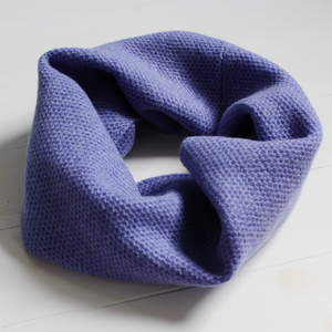 Honeycomb cowl - water iris (MADE TO ORDER)
