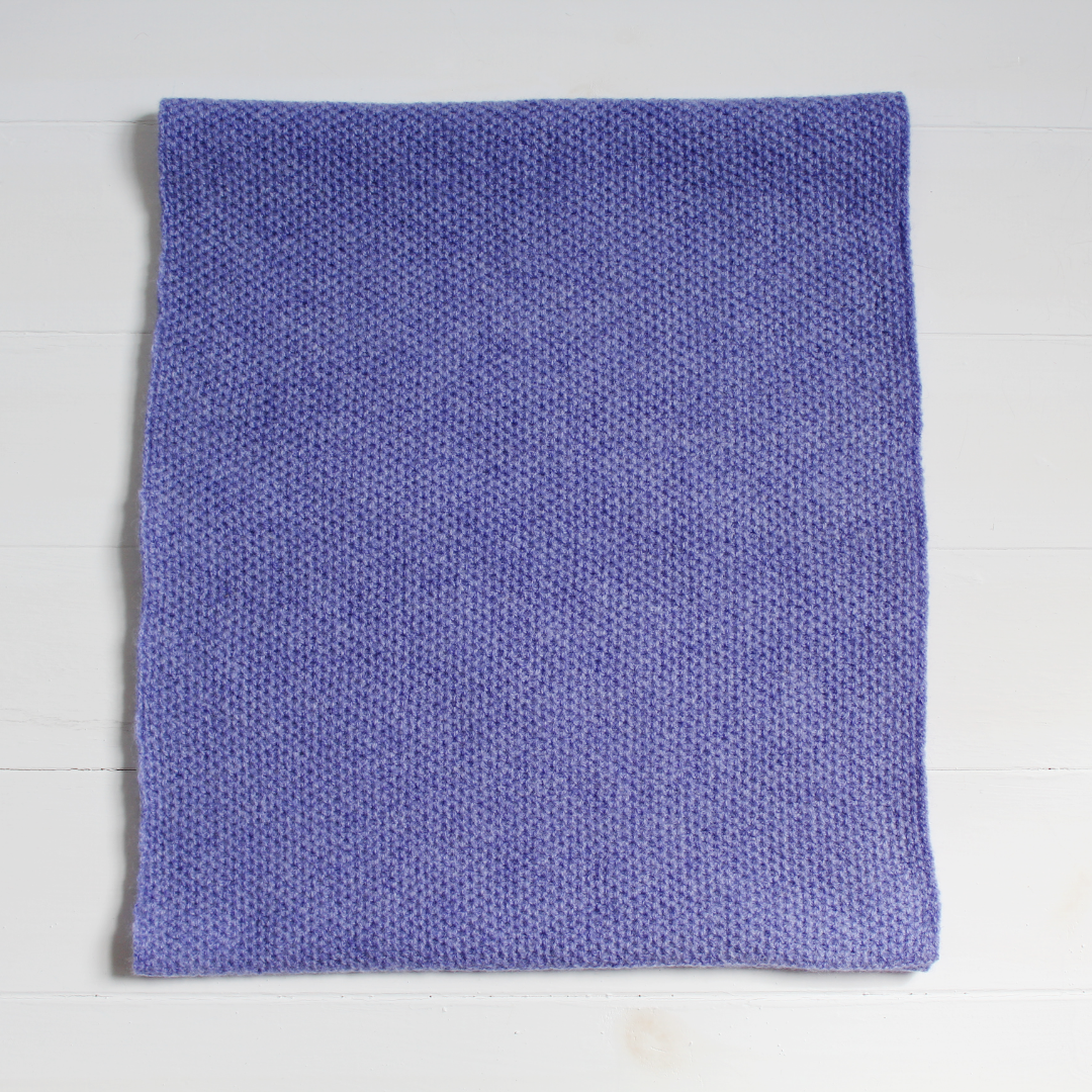 Honeycomb cowl - water iris (MADE TO ORDER)