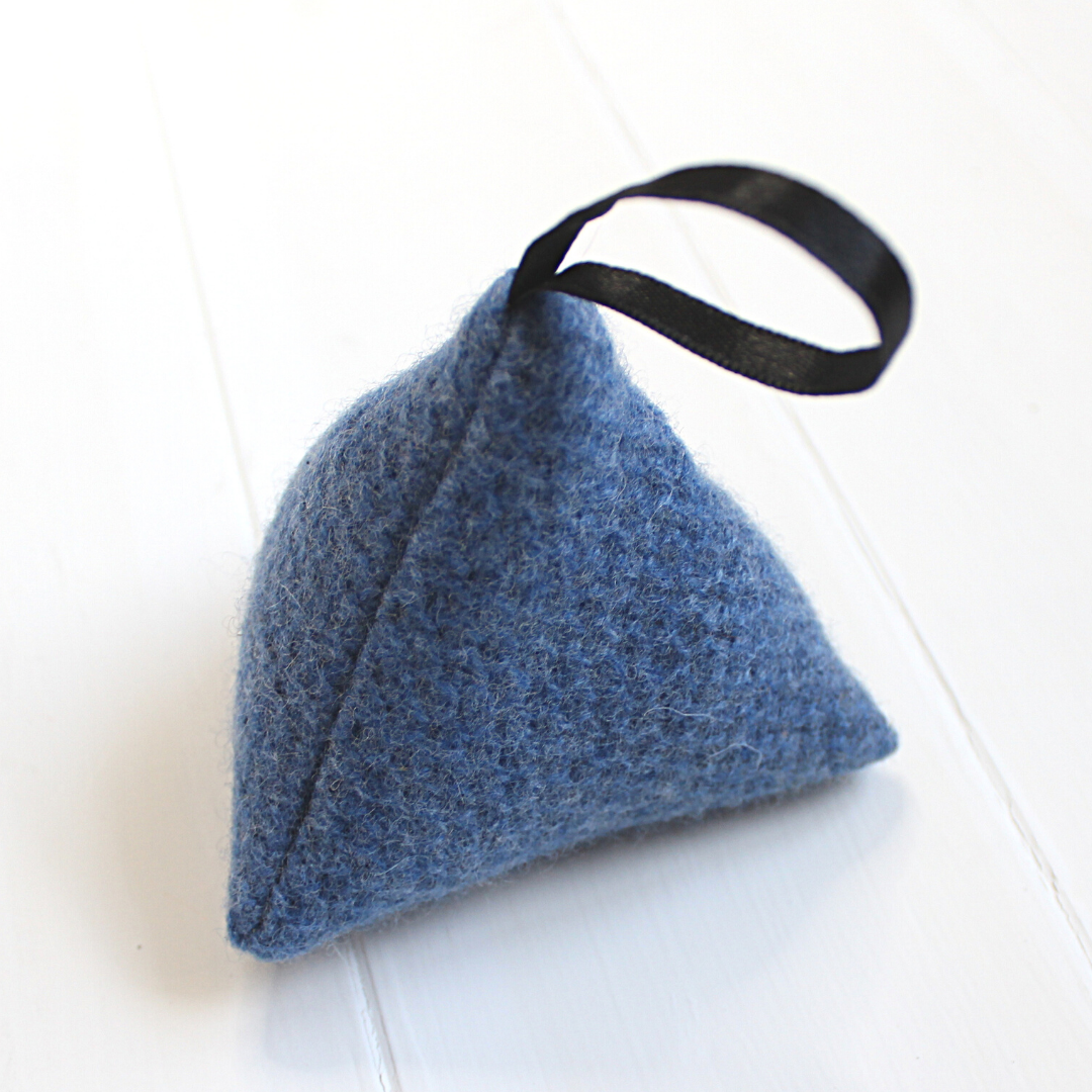 Honeycomb lavender bag - jeans blue