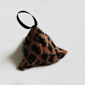 SAMPLE SALE Leopard lavender bag - camel