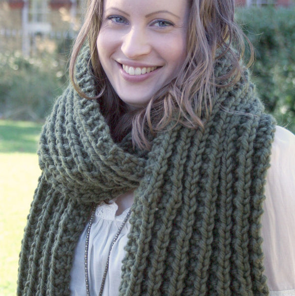 Wool scarf pattern on sale