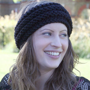 PDF knitting pattern - chunky knitted headbands