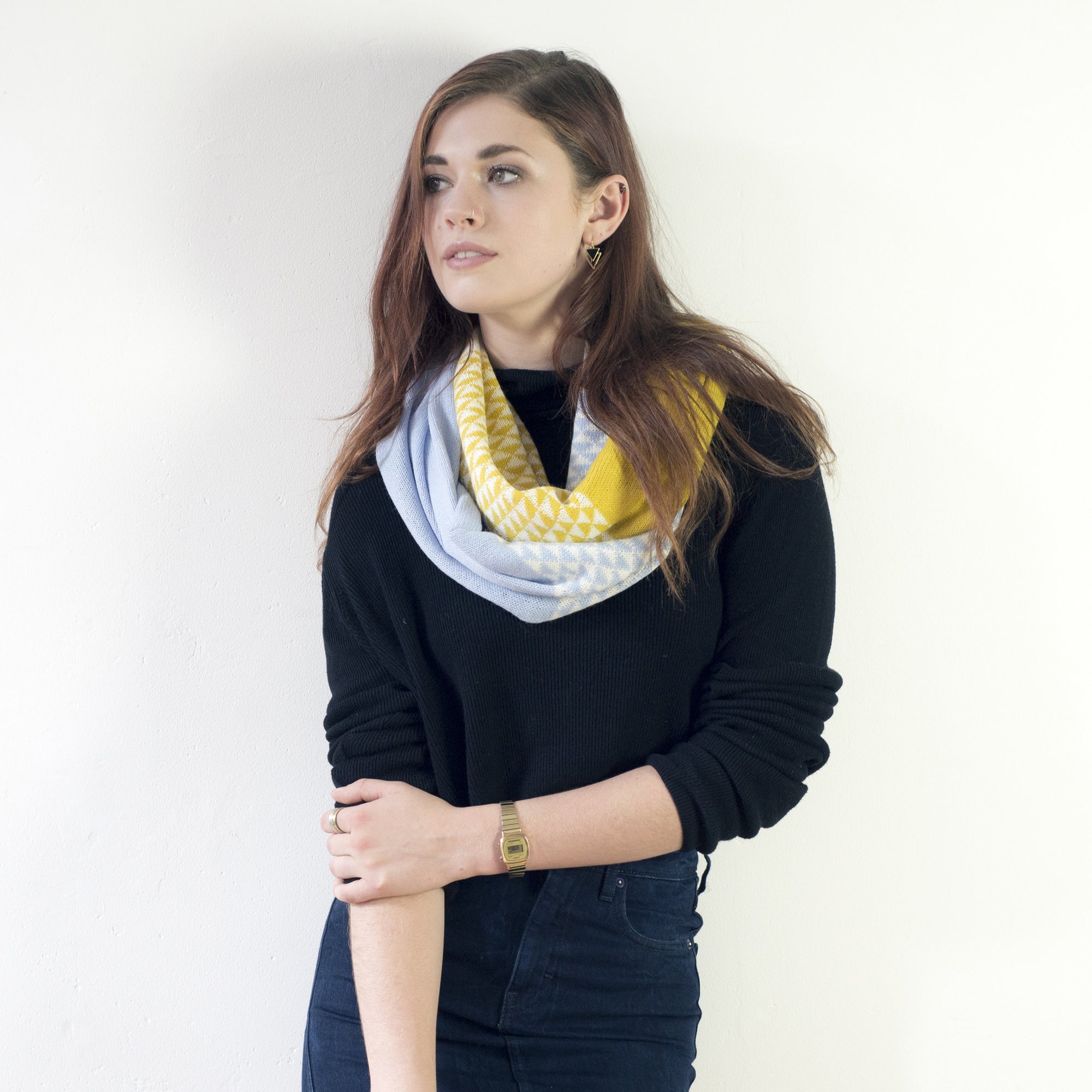 Piccalilli triangle circle scarf (MADE TO ORDER)