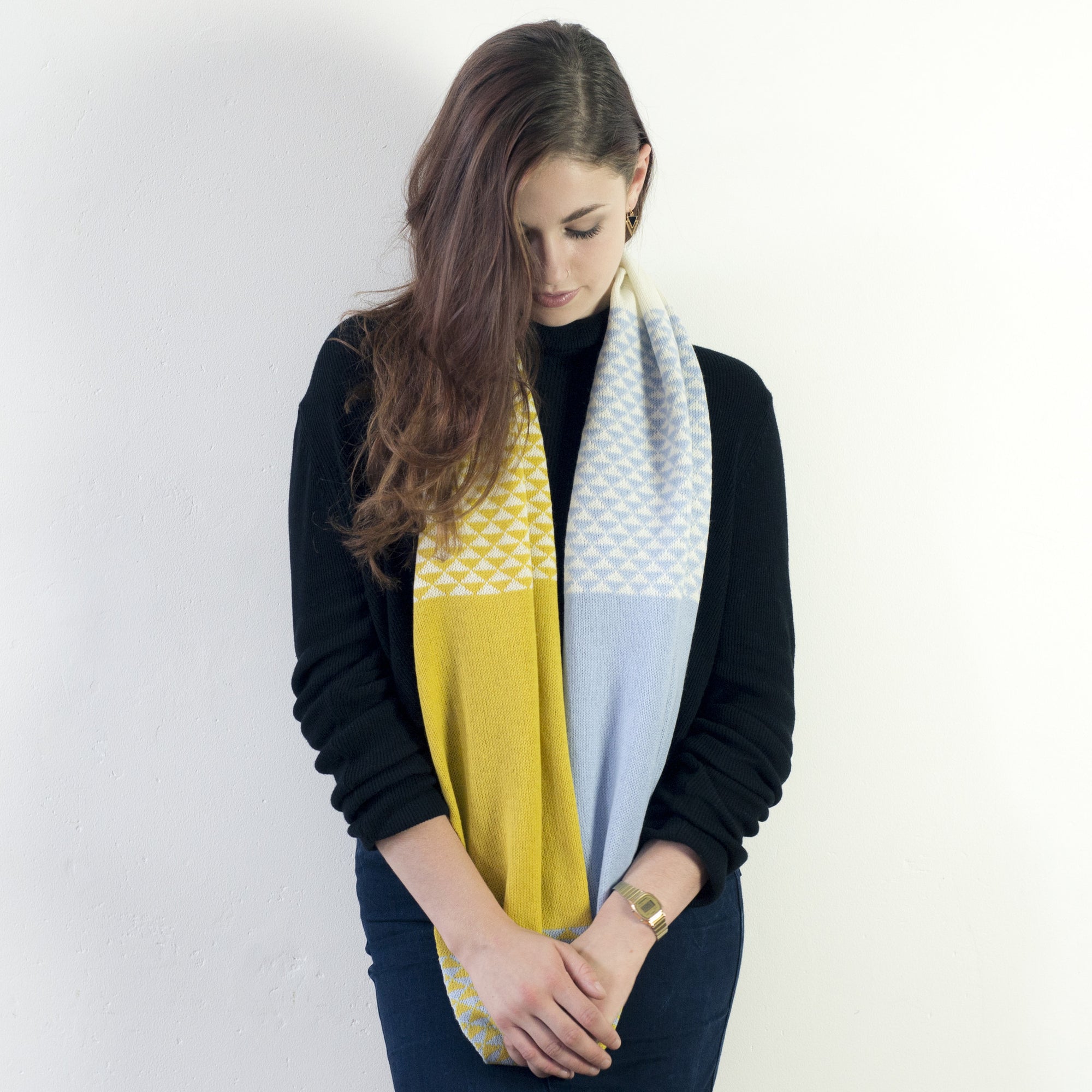 Piccalilli triangle circle scarf (MADE TO ORDER)