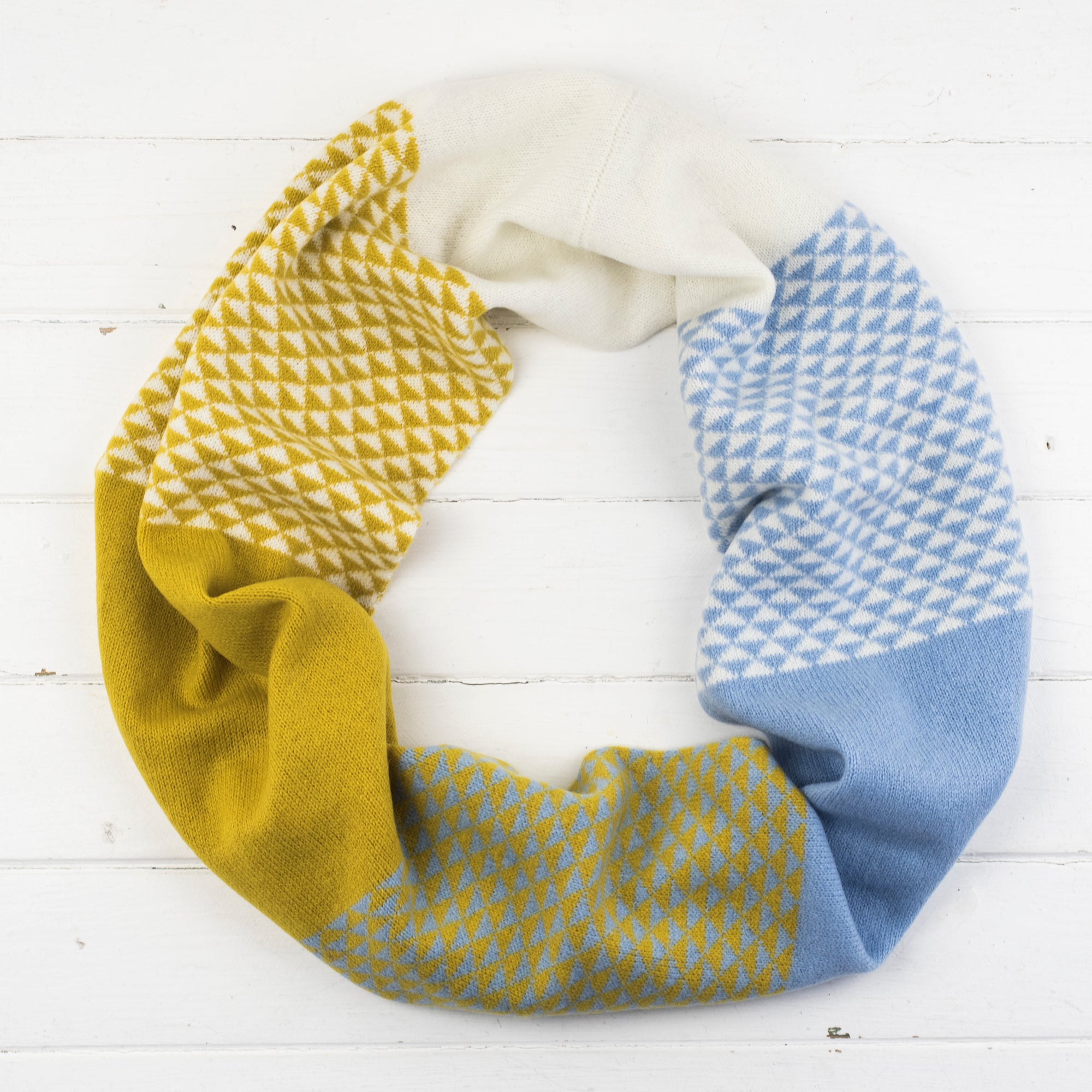Piccalilli triangle circle scarf (MADE TO ORDER)