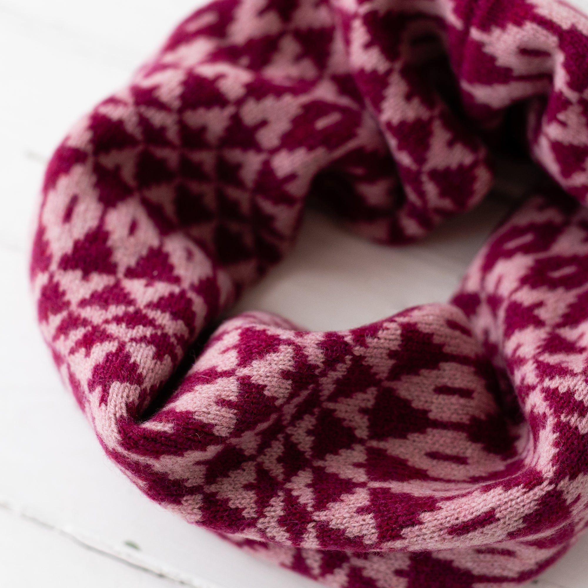 Mirror snood / cowl - rose