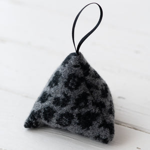 Leopard lavender bag - grey