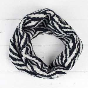 Zebra snood / cowl