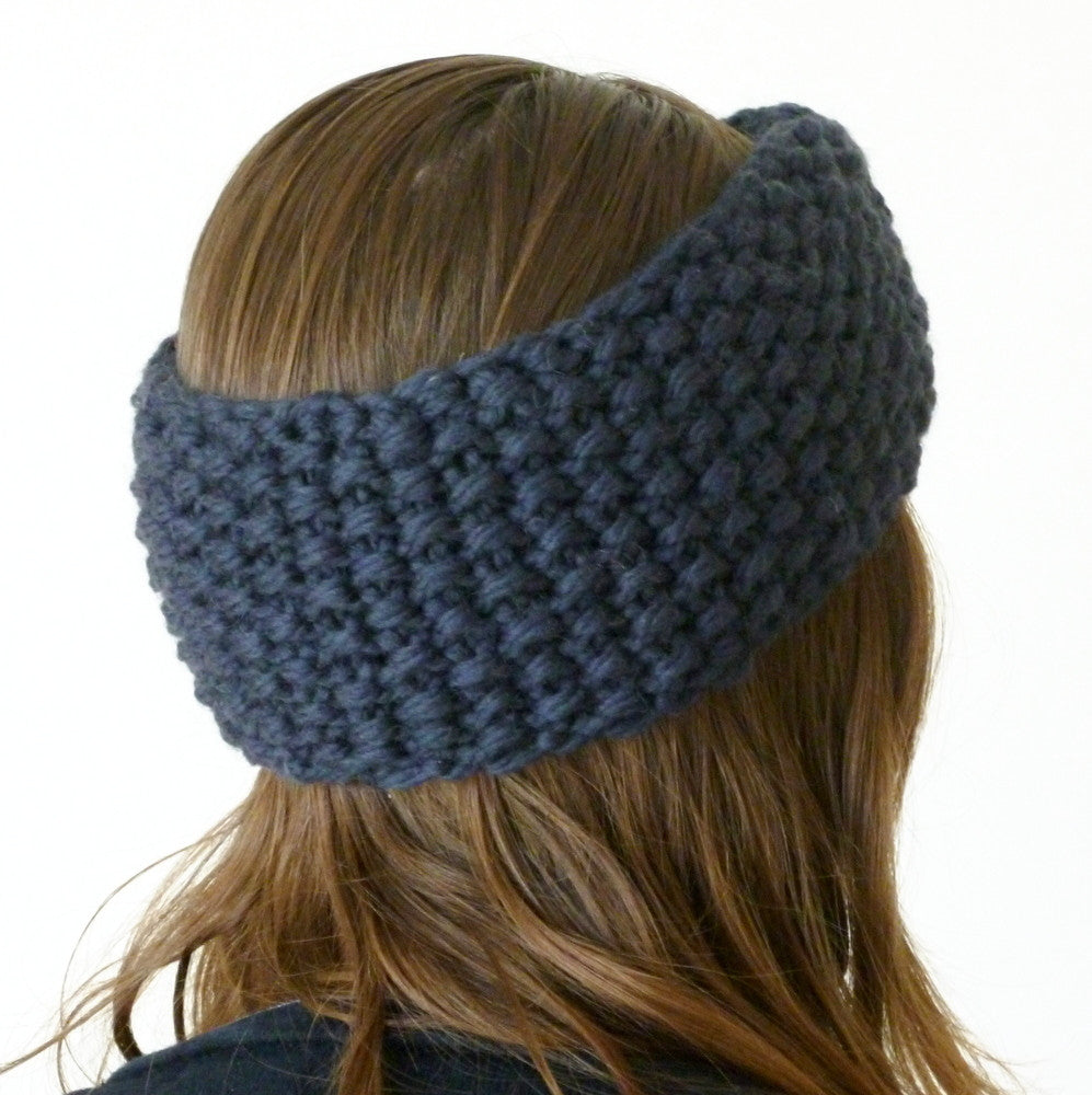 PDF knitting pattern - Moss stitch headband