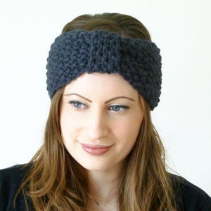 PDF knitting pattern - Moss stitch headband